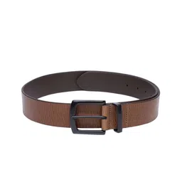 Van Heusen Men Textured Leather Wide Formal Belt-image-13
