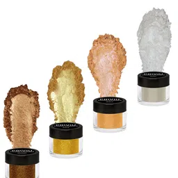 PRIVIU Set of 4 Power Shimmer Eyeshadow - Spicy Nudes-4