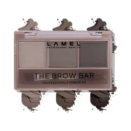 LAMEL The Brow Bar Professional Eyebrow Kit With Dual Ended Applicator - Mid Brown 401 image 3