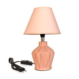 TIED RIBBONS Beige Solid Table Lamp with Shade image 2
