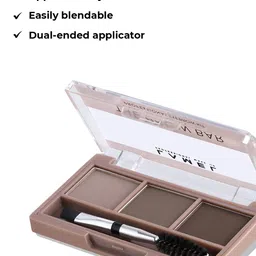 LAMEL The Brow Bar Professional Eyebrow Kit With Dual Ended Applicator - Mid Brown 401 image 4