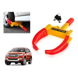 Auto Pearl Claw Type Anti Theft Wheel Clamp Lock for Ford Endeavour 2.2 Titanium AT 4X2 (2016-2019)-23