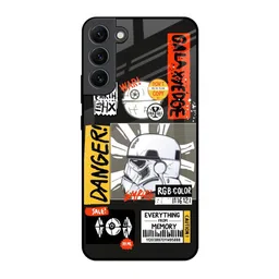 QRIOH Typography Printed Samsung Galaxy S22 Plus Back Case Mobile Accessories-0