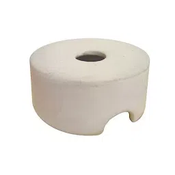 WKM White Color Round Shape Beehive Shelf KT154BC (Pack of 3 Pcs)-0