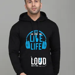 MINISTRY OF FRIENDS Men Printed Hooded Sweatshirt-picture-18