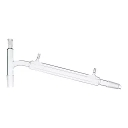 ABGIL Simple Distillation Head with Condenser Sealed To The Adapter at 75° Angle B-34 Cone and 300 mm Condenser Length, DH-235-05-42