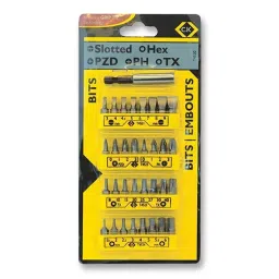 CK TOOLS SCREWDRIVER BIT SET, 32PC, T4520-17
