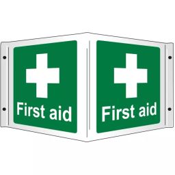 RS PRO First Aid Sign, H350 mm W200 mm Model No 1811490-image-7