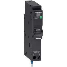 Schneider Electric Plug-On Mount 1 Pole Square D Range 32 A RCBO, QO132C10RCBO30F-40