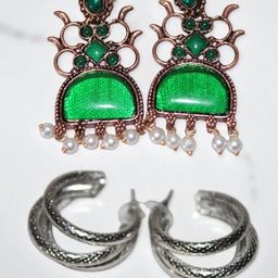 Jolly Faces Set Of 2 Contemporary Drop Earrings-image-34