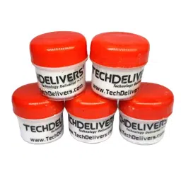 TECHDELIVERS 10 g White Thermal Paste Heat Sink Compound/Grease for CPU Fan Peltier Processor led bulb ic laptop (Pack of 5), 0215YHUVHJE-image-23