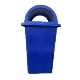 MOFNA 100 L Blue HDPE Dome Lid Dustbin-8