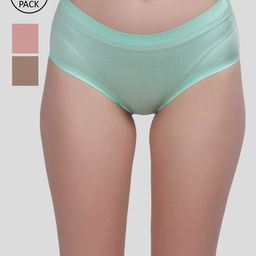 Amour Secret Women Pack Of 3 Assorted Solid Mid-Rise Hipster Anti Bacterial Briefs-picture-13