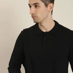 encore by INVICTUS Men Black Polo Collar T-shirt-picture-34