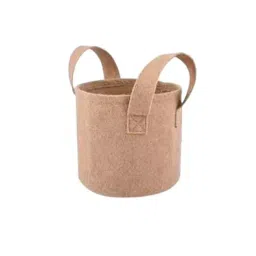 ORILEY Plant Growing Bag with Sturdy Handle Size 8x8 inch 300 GSM Round Beige, OR-RGB-91 (Pack of 10)-image-69