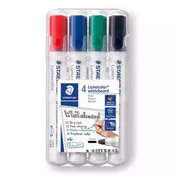 Staedtler Dry Safe White Board Marker 4 pc Set-picture-10