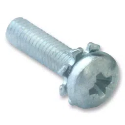 TR FASTENINGS Screw, W/Washer, M3X12, Bx100, M312PRSTEXZ100- (Pack of 100 Pcs)-40