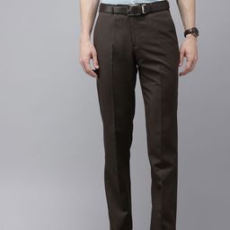 Park Avenue Men Solid Formal Trousers-image-94