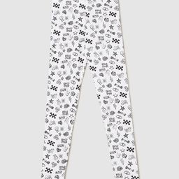 max Girls Printed Mid Rise Leggings-picture-19