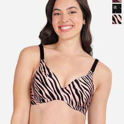 shyaway Floral Bra Medium Coverage Underwired Lightly Padded-image-91