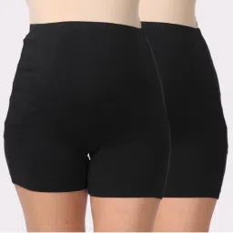 Morph Maternity Pack Of 2 Maternity Under Shorts - Black-picture-7