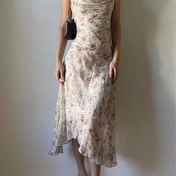 Lulu & Sky Women Floral Printed Cowl Neck Sheath Dress-image-78