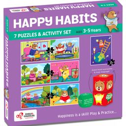 Chalk and Chuckles Happy Habits 7 Puzzles and Activity Set - Multicolor-20