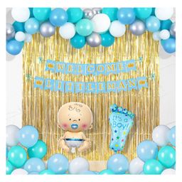Untumble Baby Boy Welcome Home Foil Decor Kit - Golden-image-97