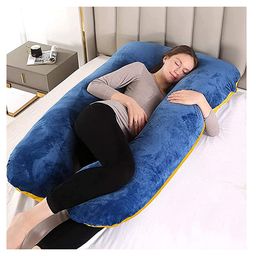 Angel Mommy U Shaped Pregnancy Pillow - Blue-image-90