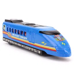 Shinsei Pull Back Bullet Train Toy - Blue-picture-4
