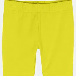 Kiddopanti Pack Of 3 Solid Cycling Shorts - Yellow-picture-46