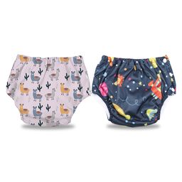 Chinmay Kids Baby Swim Diaper Waterproof Reusable Leakproof Adjustable Infant Pool Pant Boys And Girls Swim Diaper- Blue White-25