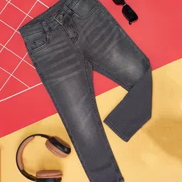 Pantaloons Junior Light Washed Jeans - Grey-picture-3