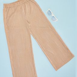 Pantaloons Junior Solid Pants - Beige-image-2