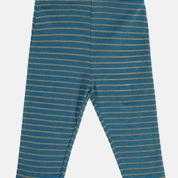 MINI KLUB Cotton Glitter Striped Leggings - Blue-picture-16
