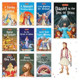 Bible Stories Set of 10 Books for Kids - English-44