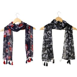 StoleVilla Women Pack Of 6 Floral Chiffon Stoles-image-99