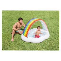 Intex Rainbow Cloud Inflatable Pool With Sunshade - Multicolour image 2