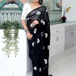 Mitera Embellished Pure Georgette Designer Saree-picture-43