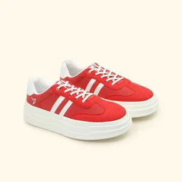yoho Fluffs Women Striped Canvas Sneakers-image-15
