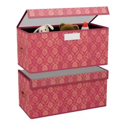 Aura Maroon Set of 2 Regular Drawer Organiser Organisers-63