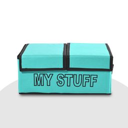 Kuber Industries Green Set of 2 Regular Multi-Utility Organisers-16