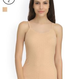Kanvin Pack of 2 Beige Thermal Tops NEW2110SK2110-image-37