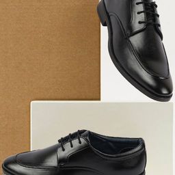 FAUSTO Men Lace Up Formal Derbys-image-46