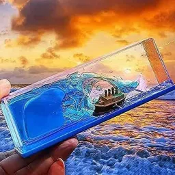 IIVAAS Blue Glass Car Dashboard Accessories-15