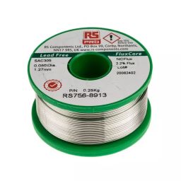 RS PRO Wire, 1.27mm Lead Free Solder, 217°C Melting Point, 7568913-43