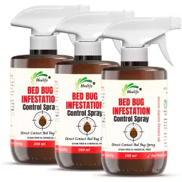 Bhulife 250 ml Each Fresh Fragrance Bed Bug Infestation Control Spray (Pack of 3)-picture-13