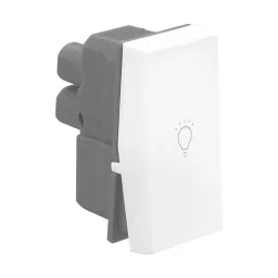 Legrand Switch with Light Marking Allzy 6 Amp 1 Way 1 Module Glossy White, 6811 03 (Pack of 20 Pcs) image 3