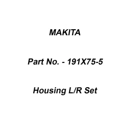 Makita Housing L/R Set Suitable For AS001G, Part No 191X75-5-image-2