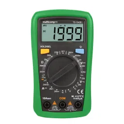 MULTICOMP PRO Digital Multimeters - Hand Held DMM, HANDHELD, MANUAL, 2000 COUNT, 72-13435-25